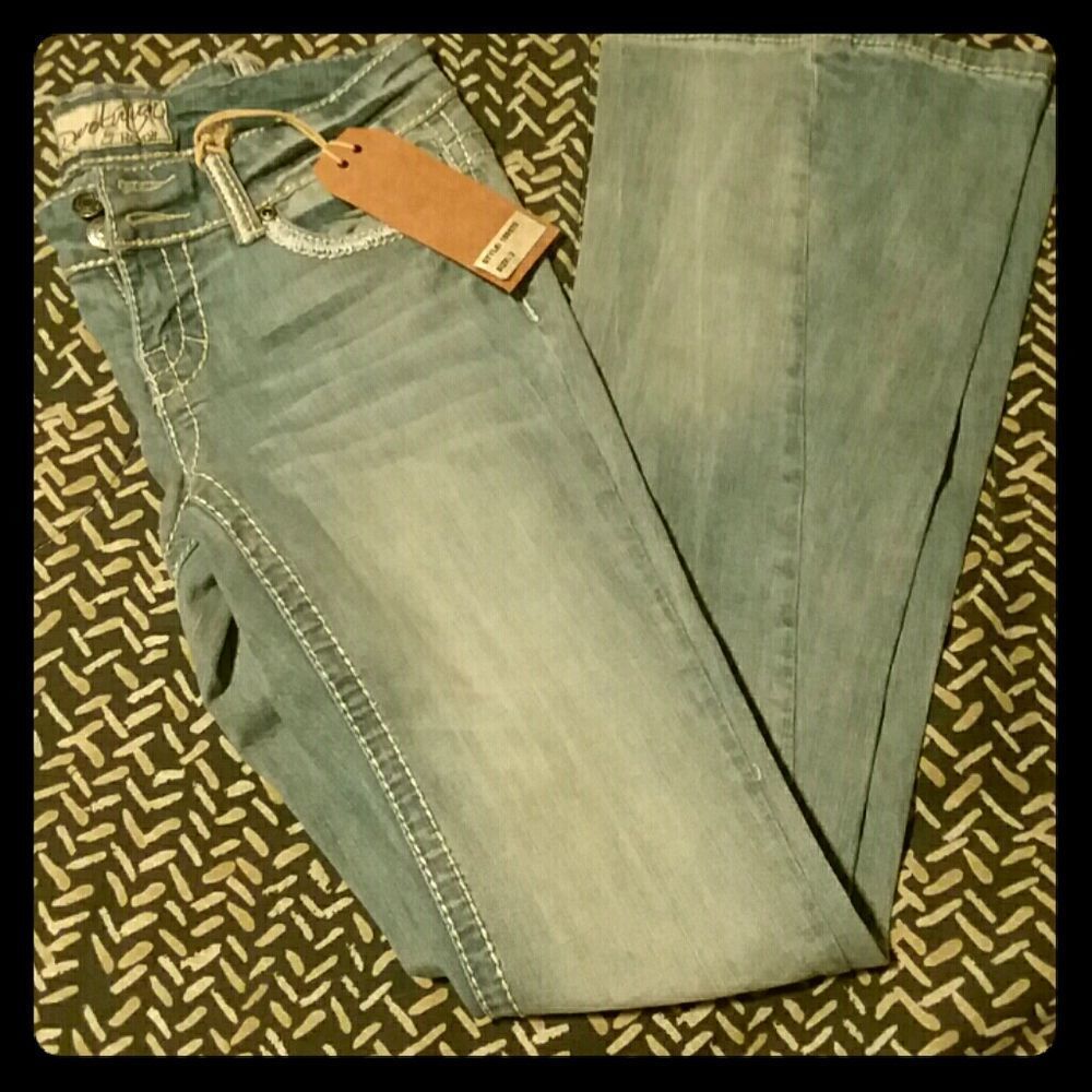 REVOLT Jeans -- Y2K Mid-rise Bootcut Jeans